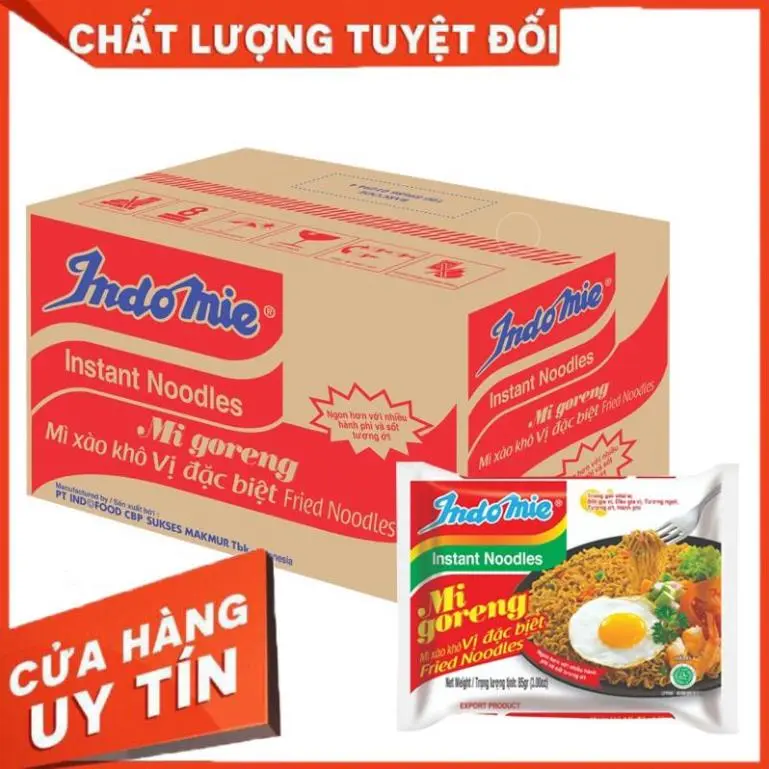 [ DEAL SỐC ] XẢ KHO 99 THÙNG 40 GÓI MÌ TRỘN INDOMIE ( DUY NHẤT TRONG HÔM NAY ) Cay Miến 1