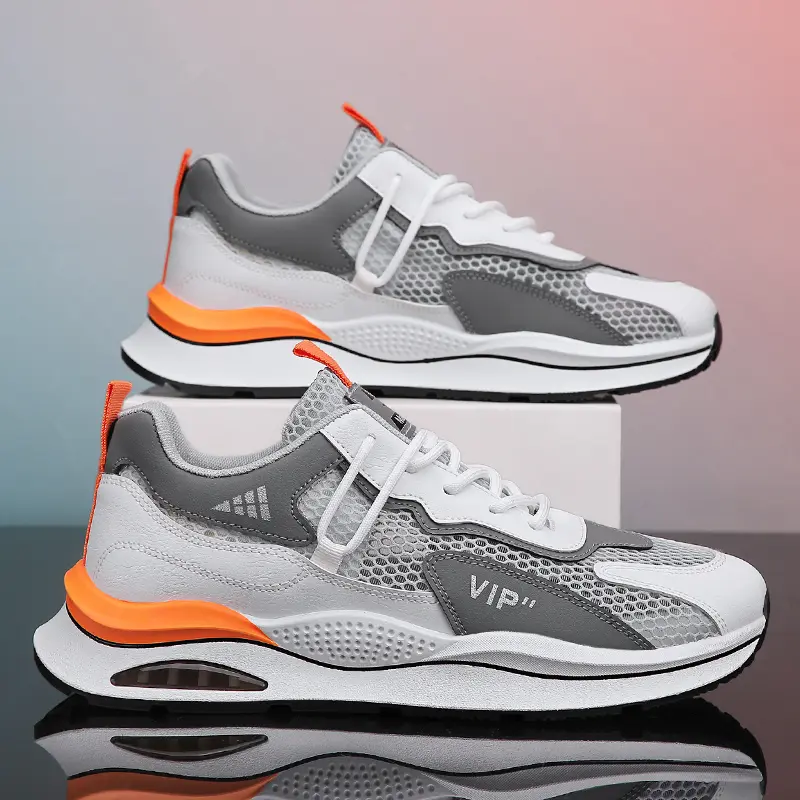 Breathable Men's Shoes Mesh Shoes Sneakers Fashion Shoes Thick-soled Casual Shoes