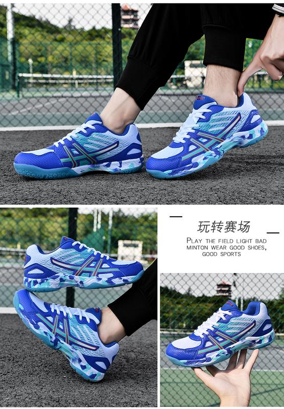 Product Introduction of New fashion children adult badminton shoes ultra light comfortable ping-pong shoes unisex professional training shoes sport shoes size 31-45 23