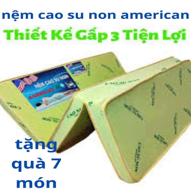 NỆM GÂP 3 CAO SU NON  american dày 10cm (dủ kích thước) độ đàn hồi tốt nệm  gấp