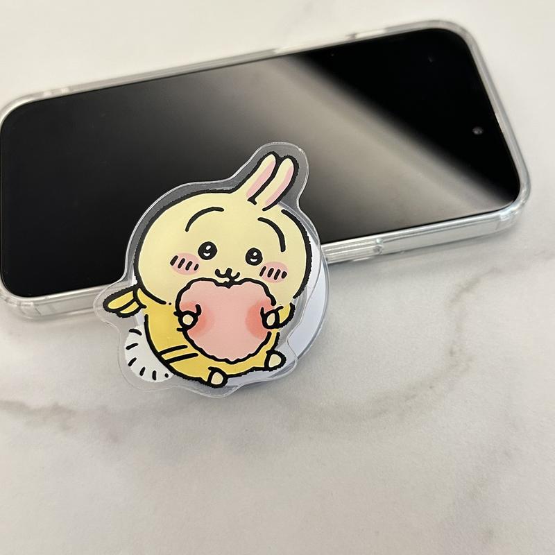 Product Introduction of Japanese Cartoon Chiikawa Magnetic Suction Bracket Cute Giikawa Lazy Bracket opposite Sex Epoxy Airbag Bracket 9