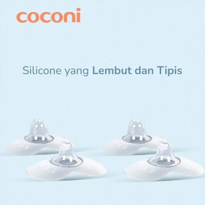 COCONI Nipple Shield 2 pcs | Pelindung Puting Bahan Silikon Menyusu 4