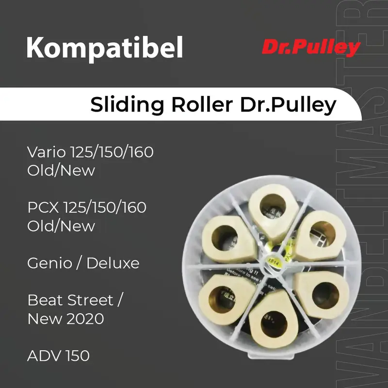 Sliding Roller Vario PCX Genio Deluxe Beat New 2020 Scoopy 2021 DR PULLEY 2015 BY VanbeltMaster 2