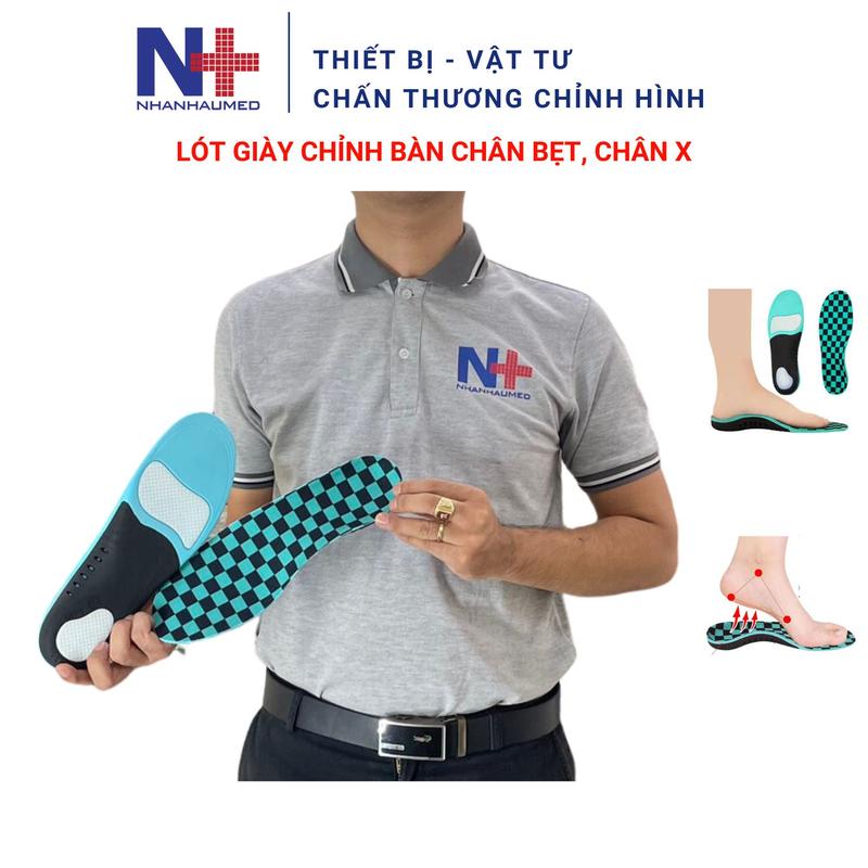 1 Cặp Miếng Lót Giày Êm Chân, Hỗ Trợ Bàn Chân Bẹt, Chân X/O Cho Người Lớn ló t già y