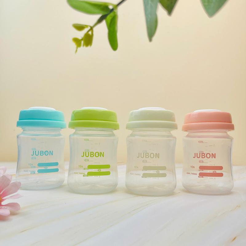 Bộ trữ sữa 3 bình Jubon Baby dung tích tối đa 150ml Vạch chia 150ml-Không kèm núm ti