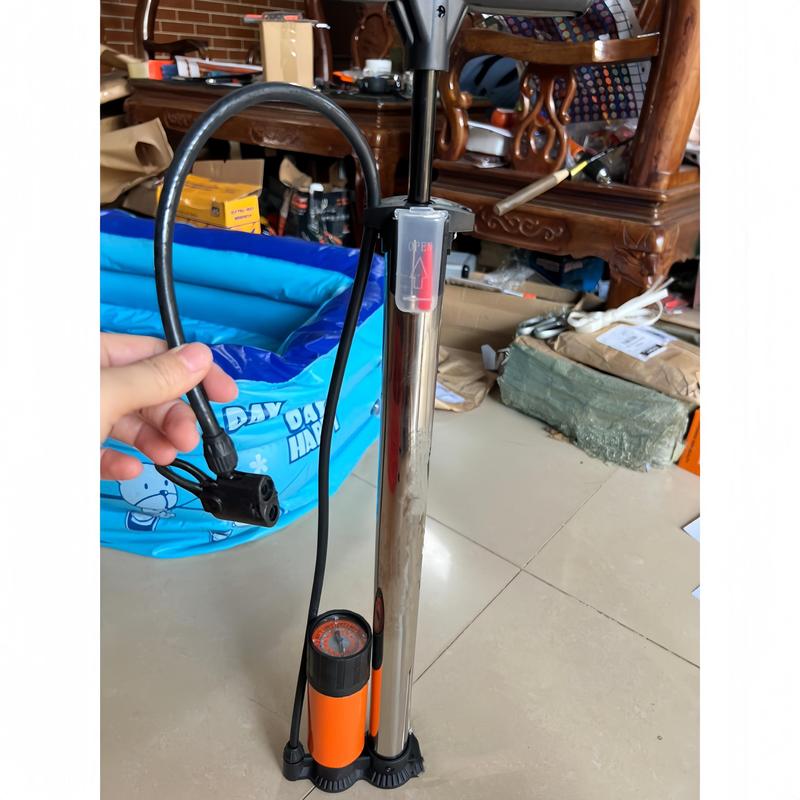 Product Introduction of Bơm inox cho xe đạp người lớn và trẻ em tiện lợi 1
