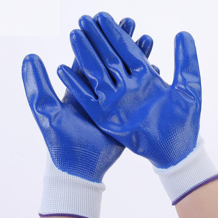 12 Đôi Găng Tay Lao Động Phủ Sơn Xanh-Găng Tay Lao Động Phủ Sơn Đen-Găng Tay bảo hộ Bịch 12 Đôi -Găng tay sơn hàng phổ thông để làm việc