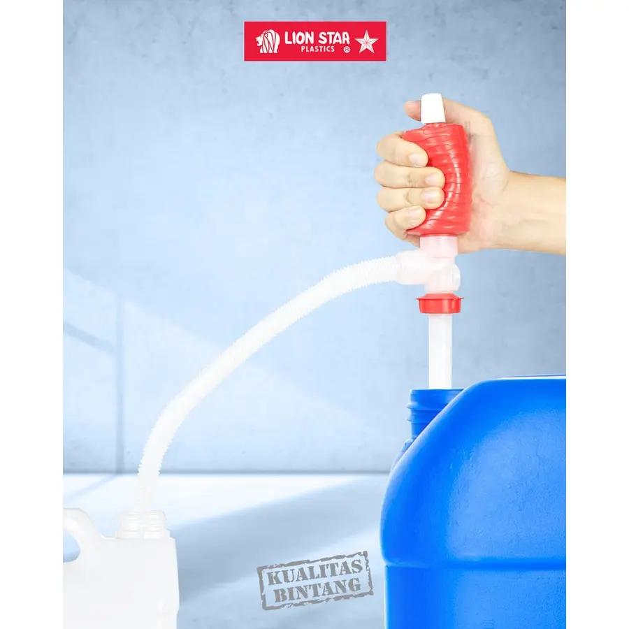 LION STAR H 1 HAND PUMP POMPA AIR MINYAK BENSIN PLASTIK LIONSTAR