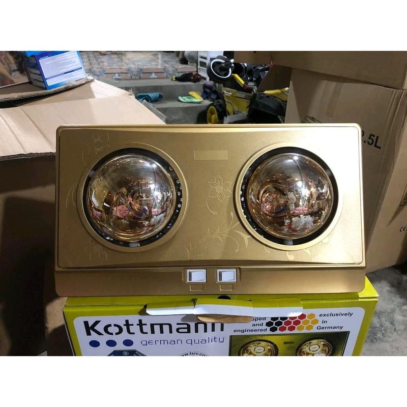 Đèn sưởi nhà tắm 2 Bóng kottmann chất lượng cao lò ấm mùa đông