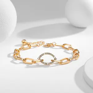 LANMI Gelang Tangan Wanita BerGelang Adjustable Diamond Y712