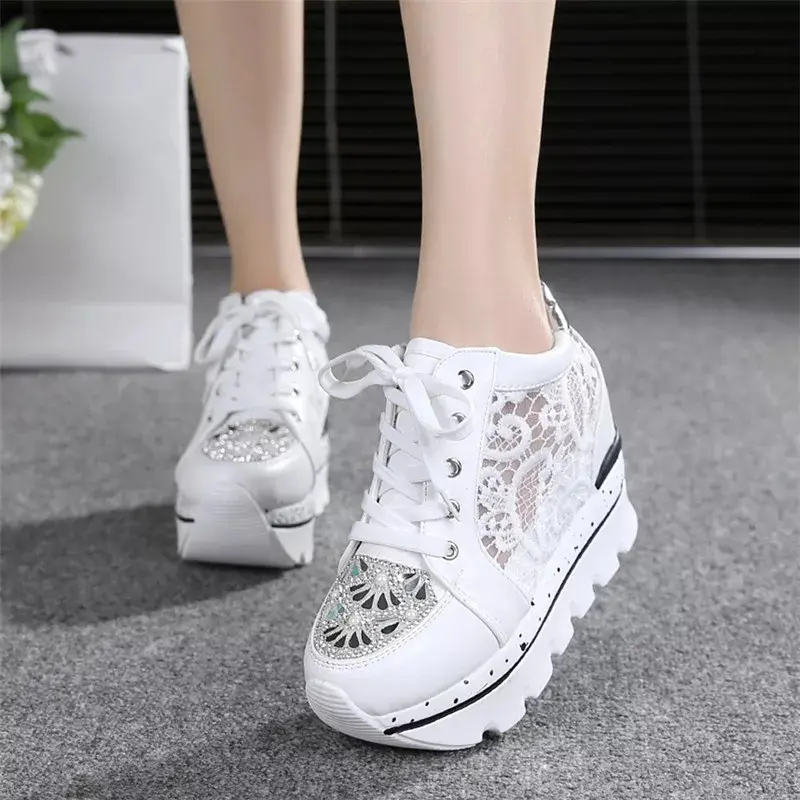 JHO-ANG - SNEAKERS WEDGES WANITA BRUKAT MOTIF KEREN SPS 09
