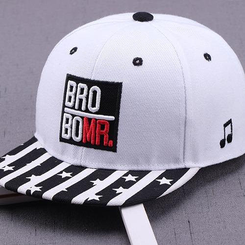 Mũ lưỡi trai cho bé trai,bé gái nón hiphop thêu chữ BRO BOMR cá tính 8