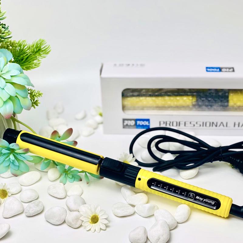 Máy uốn tóc May Young M606 cảm , Máy làm tóc xoăn trục xoay 360 độ Nữ Duỗi Tóc