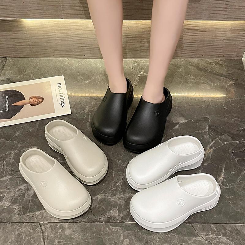 Product Introduction of Muse giày Sandals Nữ Sandals Ngón Chân Cái Trắng Nền Đế Chống trượt EVA Chiều cao Mềm & Gia Cố 122503 14