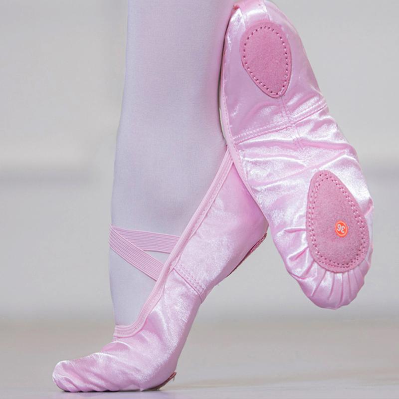 Product Introduction of Giày Múa Ba Lê Cho Bé Gái, Vải Satin, Đế Mềm, Thích Hợp Cho Múa Ba Lê, Múa Ba Lê, Yoga, Tập Gym, Cho Bé Gái Và Phụ Nữ, # 445895 47