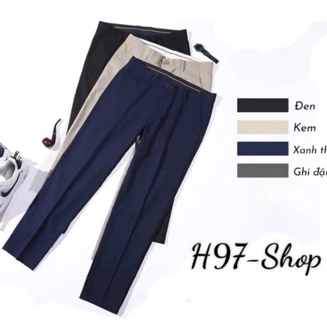 Combo 2 chiếc quần Âu Hàn Quốc trẻ trung, thanh lịch Nam Menswear quana unam quần âu  nam