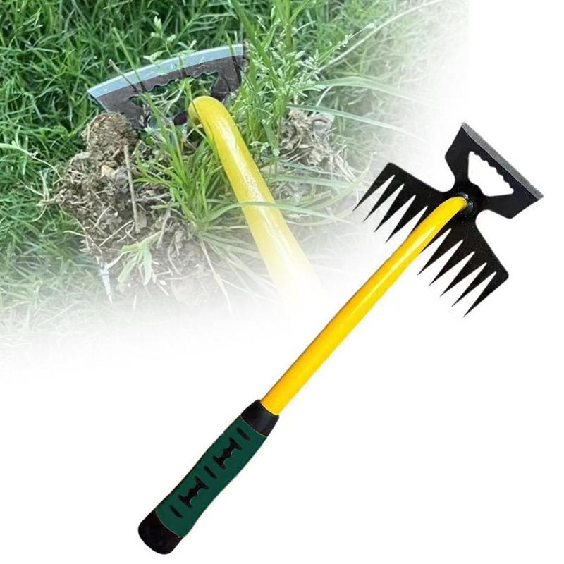 Product Introduction of 1pc Weeding Tool Garden Loosening Soil Eleven Tooth Tool Wild Root Shovel Manganese Digging F2F3 20