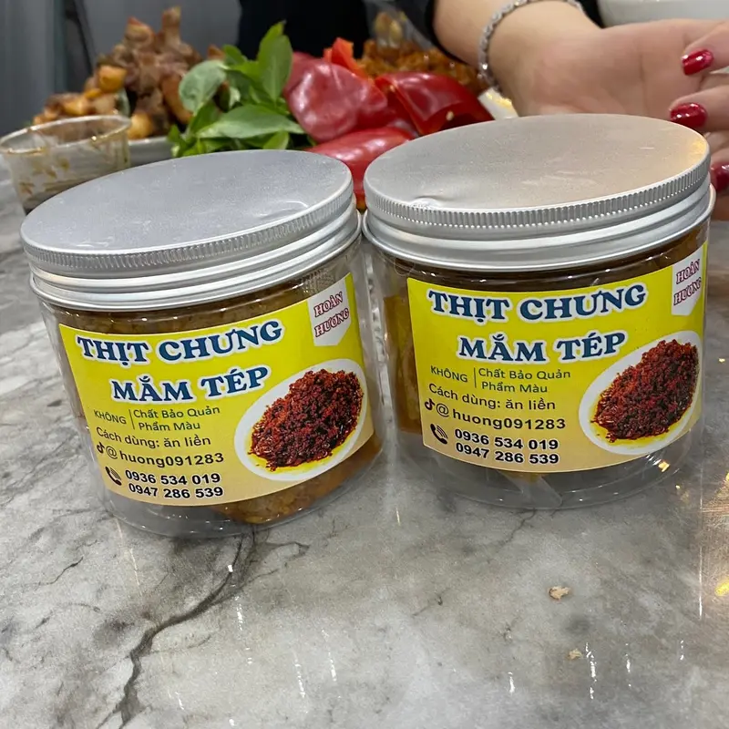 Combo 2 Hộp Mắm tép tổng 600gram ( Có nõn tôm ) 1