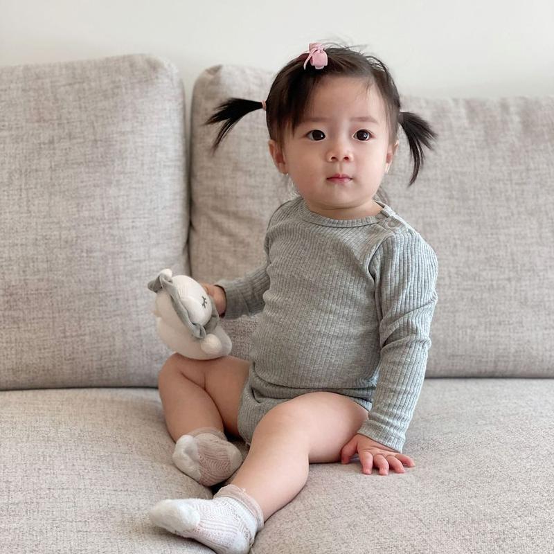 áo liền quần Trẻ Em Bé INS, Dài Tay, Mặc Mùa Xuân Và Mùa Thu, Phong Cách Phương Tây, Siêu Dễ Thương, Cho Em Bé Gái, Làm Bằng Bông Nguyên Chất, Áo Jumpsuit Quần Kẻ Sọc Chìm 2