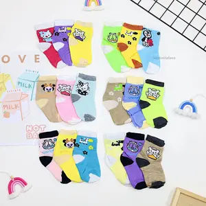 (ISI 3 PASANG) Kaos Kaki Bayi Polos Warna 0-12 Bulan / SNI Rajut Baby Socks Laki Perempuan Kaus Kaki Kiosbalitafawa