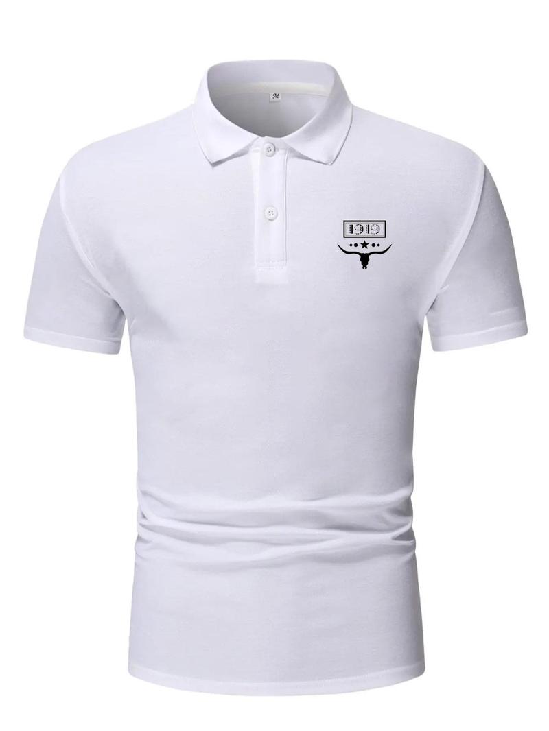 Product Introduction of Men's Regular Fit Polo Shirt, Casual Short Sleeve Collar Top for Summer, Fashion Men's Clothes for Daily Wear 7