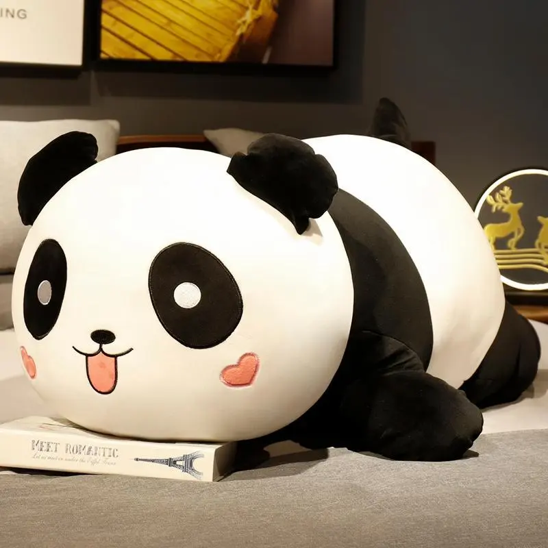 Beruang panda gergasi comel, mainan mewah, bantal tidur super lembut, Ragdoll, anak patung katil perempuan
