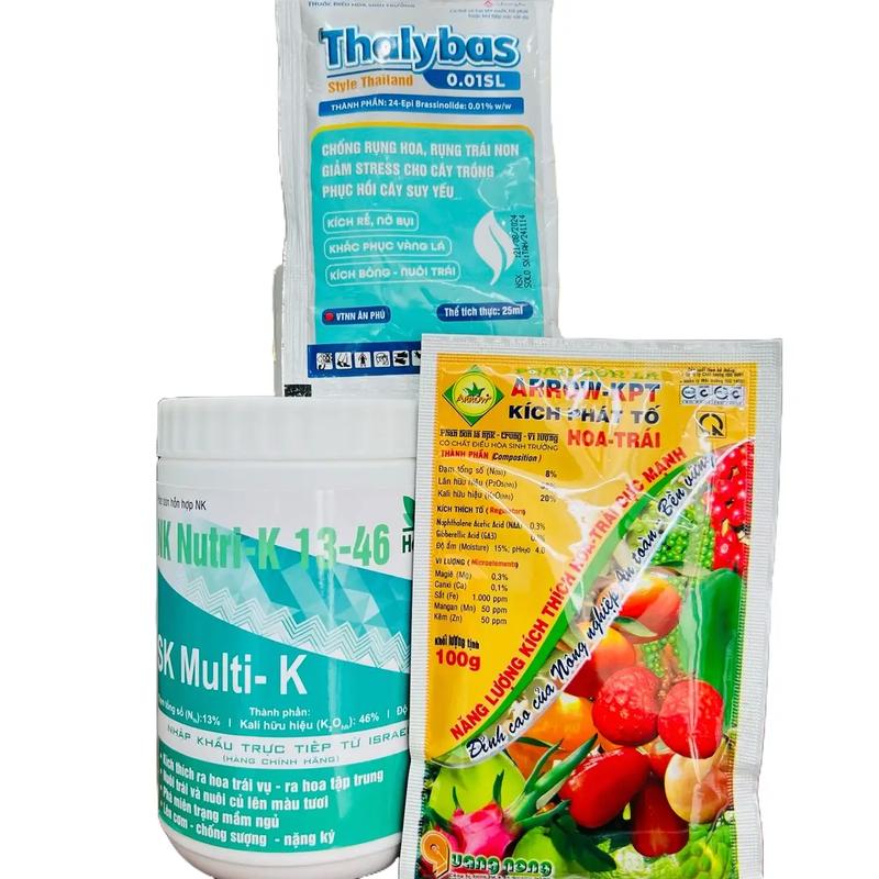  Bộ 3 Phân Bón Lá Kích Mắt Cua Phá Miên Sầu Riêng 200 Lít - Kích Ra Hoa Ra Hoa Tập Trung Phá Miên Trạng Mầm Ngủ 