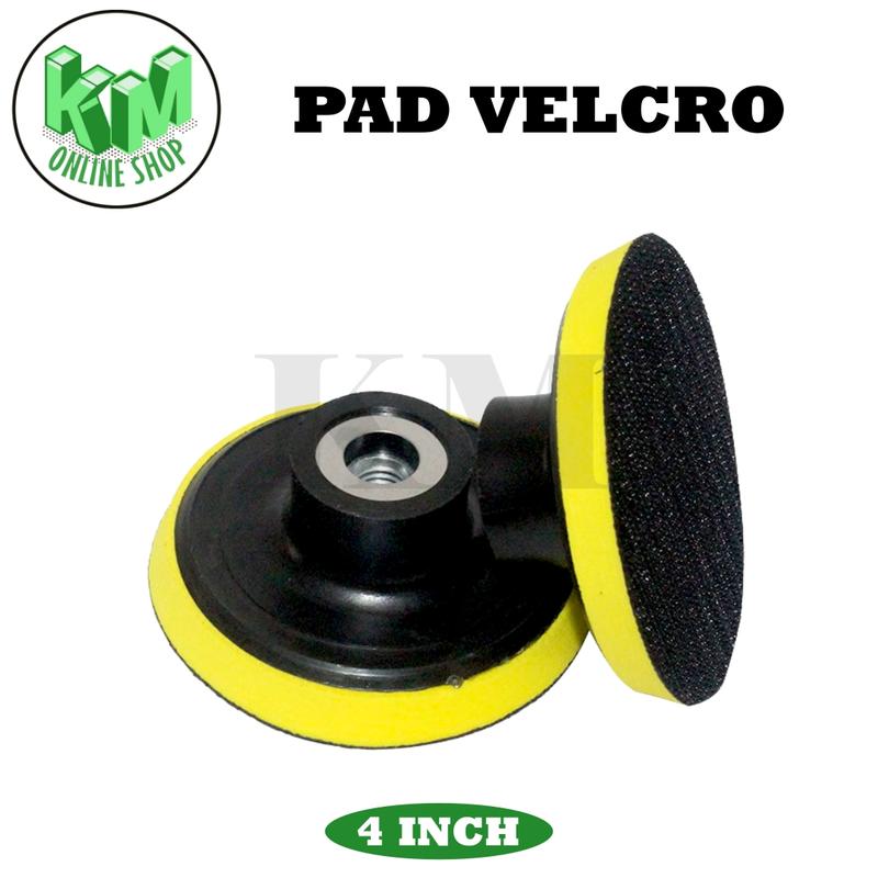 Tatakan Amplas Velcro / Pad Velcro 4'' Inch isi 1 pcs - Velcro Grit Pad ...