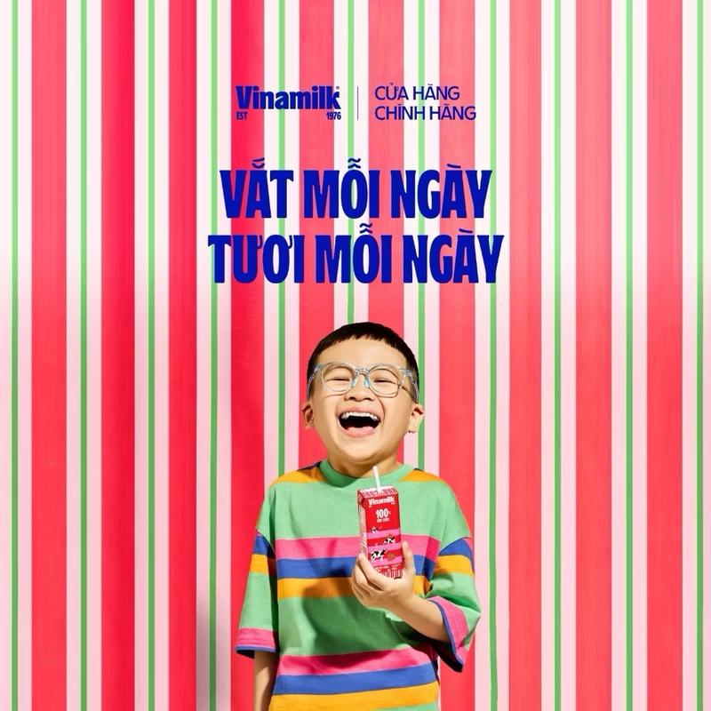 Thùng 48 Hộp Sữa Tươi Vinamilk Có Đường - 180ml [Thùng Không Tặng 4 Hộp] 3