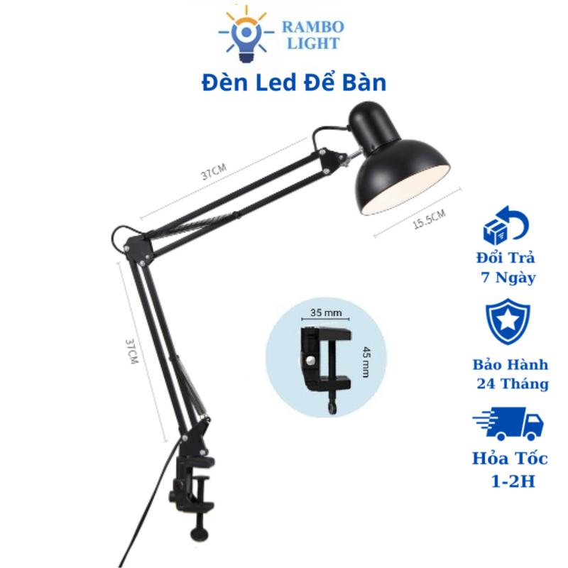 Đèn học kẹp bàn PIXAR 800X bóng LED chống cận bảo vệ mắt, đèn kẹp bàn chắc chắn bảo hành 2 năm