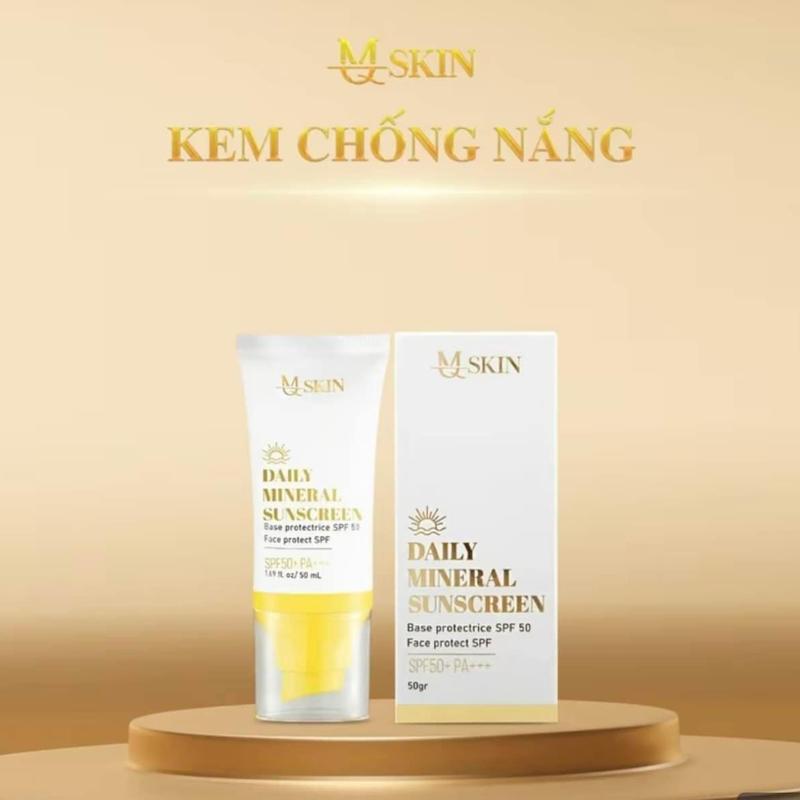 Kem Chống Nắng Sâm Vàng - UV Protection Sunblock 50g CN2 - MQSKIN - Chăm Sóc Da. Bảo Vệ Da Skincare Women Sun Cream Sunscreen