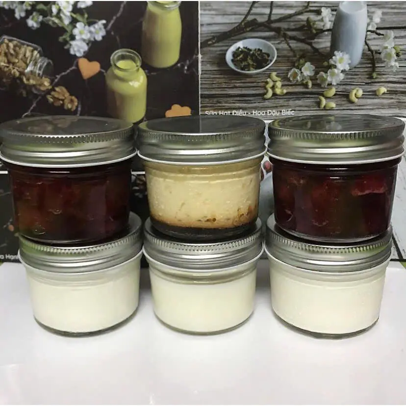 Combo 10 hủ thuỷ tinh 100ml chuyên làm bánh flan