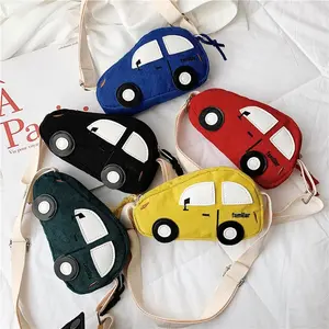 TAS PINGGANG LUCU MOTIF MOBIL/ KANVAS/SELEMPANG/PEREMPUAN/COWOK/CEWEK/LAKI