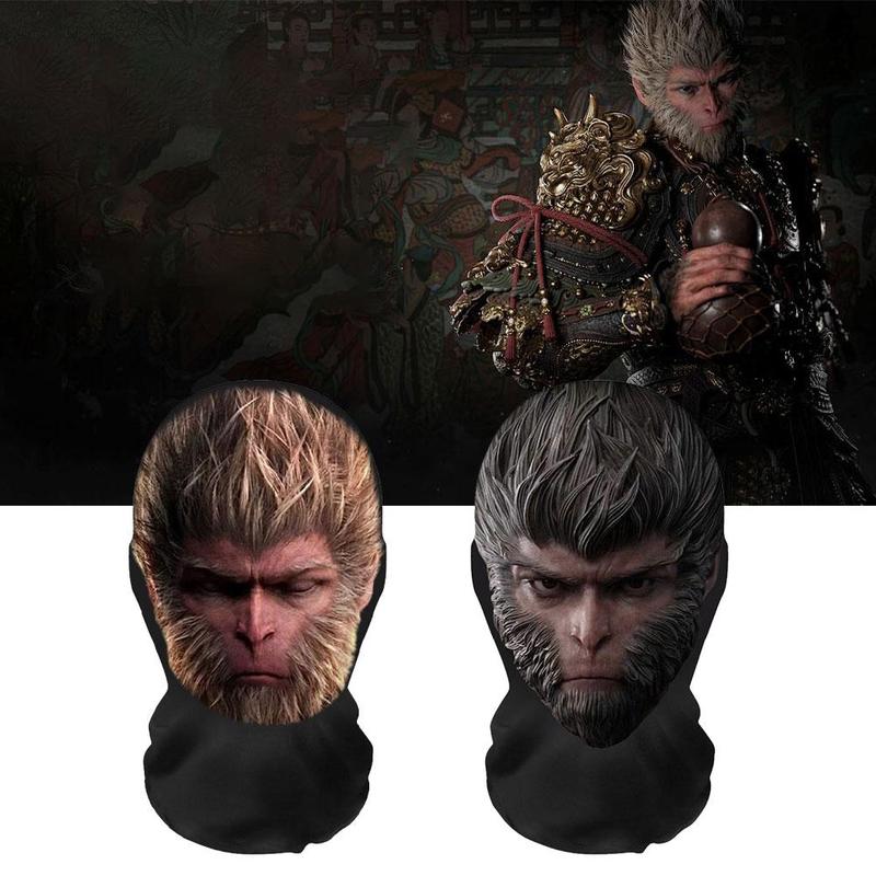 Mặt Nạ Lưới 3D, Mở Rộng Bên Trong Của Bạn Trickster Với Thần Thoại Đen Wukong, Mặt Nạ Vui Nhộn Z7S6 1