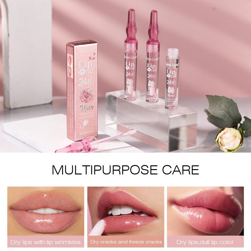 Hydrate Your Lips with Rose Petal Lip Treatment Skincare Comfort Moisturize lip  matte lipstick  set Gloss Lipgloss 4