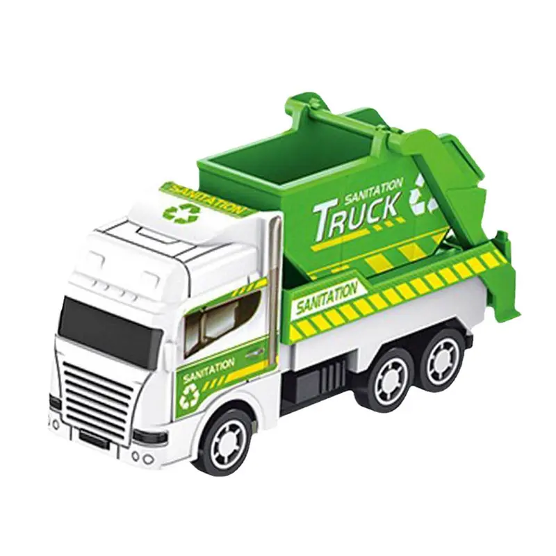 Xe Kỹ Thuật Kéo Lùi, Xe Đồ Chơi Trẻ Em, Mô Hình Máy Xúc, Xe Tải, Xe Cứu hỏa Mini, G1G9 3