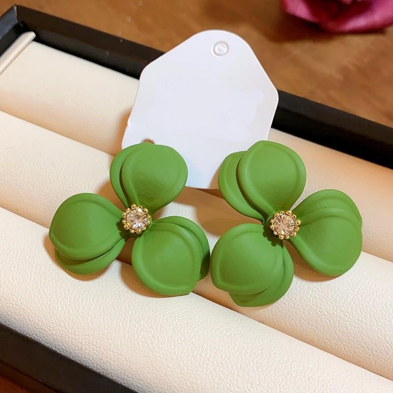 RRNS 400 Anting Bunga Stud Anting Wanita Tusuk Fashion Alloy Gaya ...