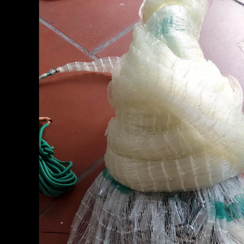 chài cá mắt 3 phân sợi cước , có chân chì chân xích