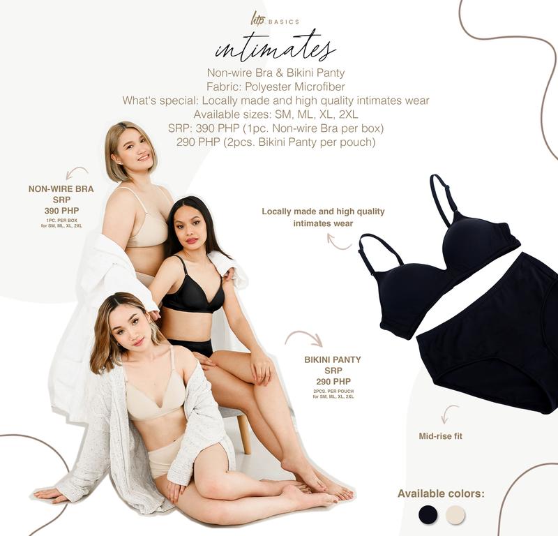 Product Introduction of HTP Basics Intimates - non-wire bra & bikini panty - polyester microfiber  - Risabella's Online Shop 27