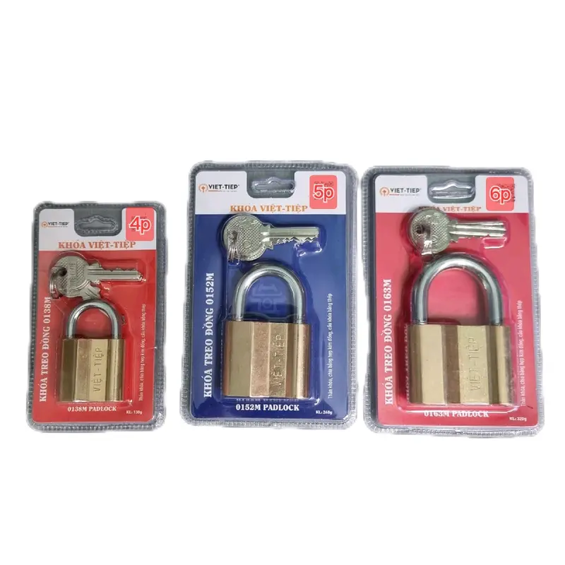 Khóa việt tiệp 4p + 5P+ 6p đồng thau.. ...hàng Chính. Hãng. 1