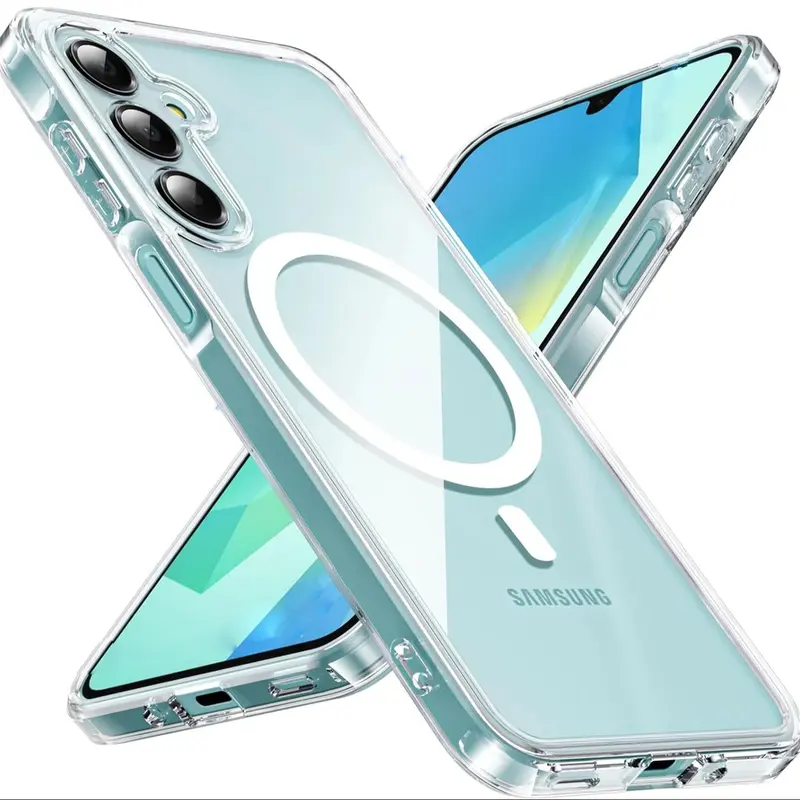 Ốp Cho Samsung Galaxy A16 A26 A36 A56 5G, Ốp Nhựa Cứng Ốp Lưng Mềm Trong Suốt, Có Tính Năng Sạc Không Dây Từ Tính Magsafe 6