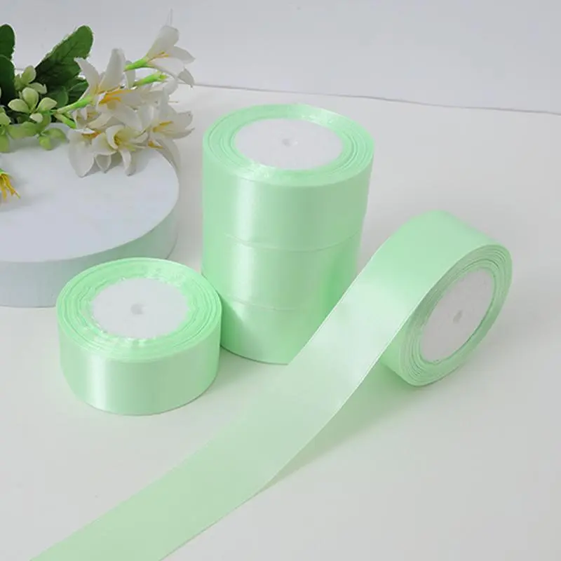 Gift Wrapping Ribbon (5 Rolls), Wedding Flower Cake Gift Packaging Ribbon, Decorative Ribbon for Wedding Graduation Party Children's Day, Pastel Color Home Party Decor