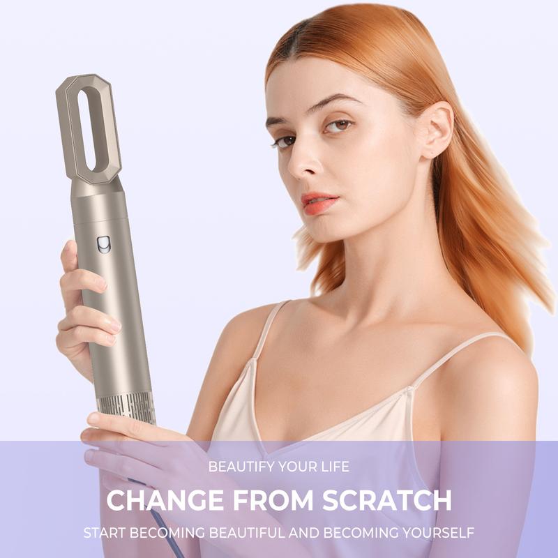 Product Introduction of Automatic suction hot air comb multi-function hair dryer 5-in-1 curling iron straightener Comfort Curler Hair Curler 3