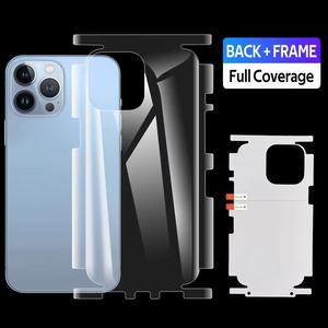 360 Full Cover Hydrogel Film For iPhone 16 15 14 Pro Max 13 Pro Max 12 11 XS Max X XR 7 8Plus SE 2020 Clear Soft Screen Protector Front Back Protective Case