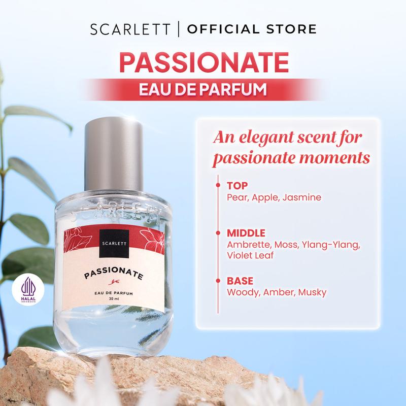 Scarlett Whitening Euphoria Eau De Parfum 30ml BPOM Original Perfume Wangi Wanita Violet - Pear, Pear - Mewah, Orange 2