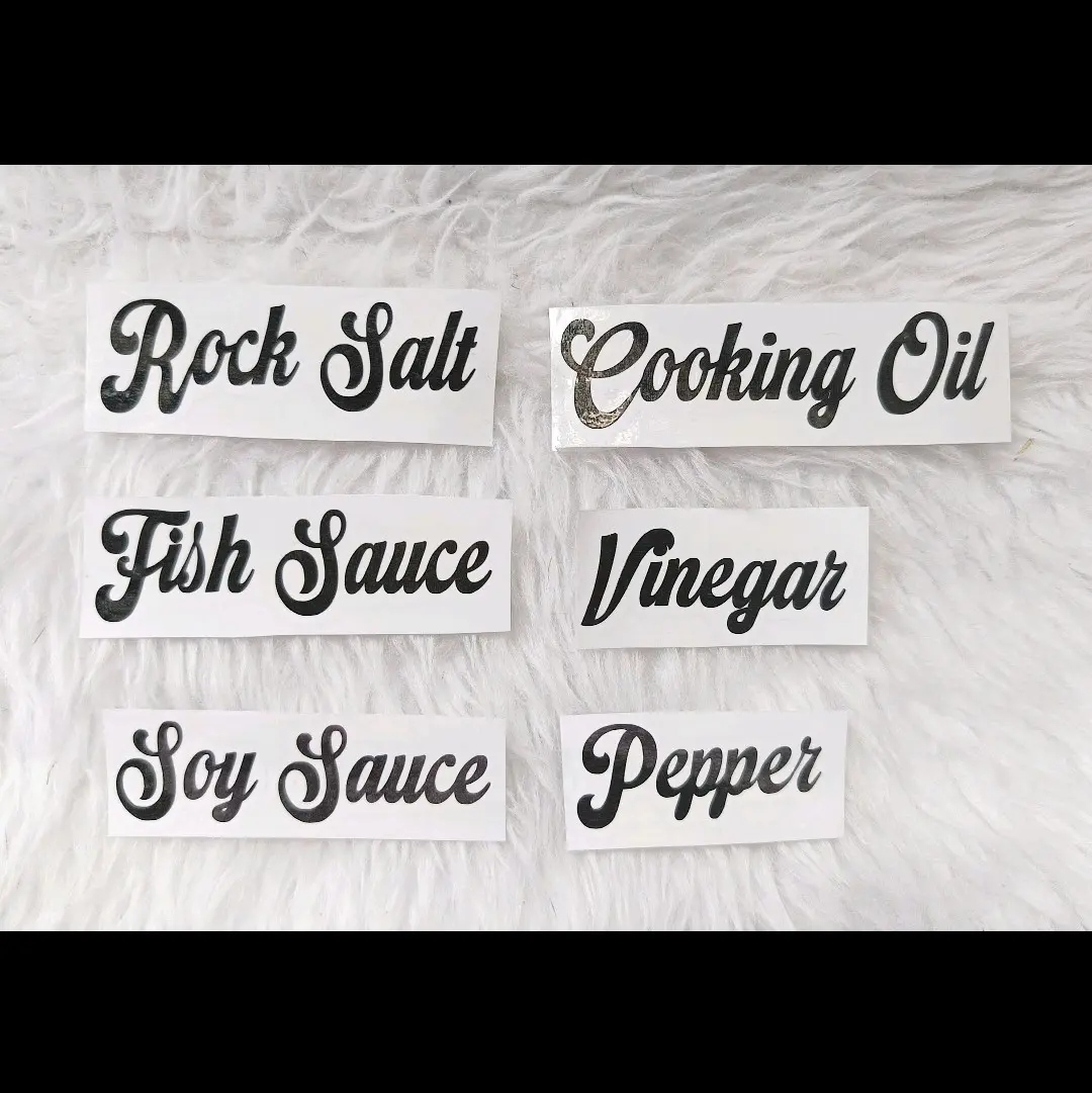 Kitchen Labels and Name Decals for Organizing and Identifying Pantry ...