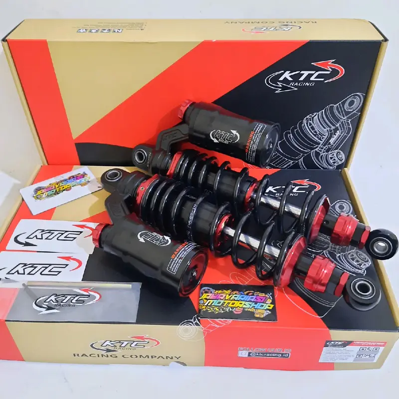 ORIGINAL SHOCKBREAKER SHOCK KTC EXTREME RACING DOUBLE TABUNG ATAS 280MM 320MM 340MM BEBEK RX KING/ TIGER/ SUPRA/ KARISMA/ REVO/ GRAND/ JUPITER Z/ VEGA/ F1ZR/ GL PRO/ VERZA/ MEGAPRO/ WR155/ WR 175/ CB 100 DLL 4