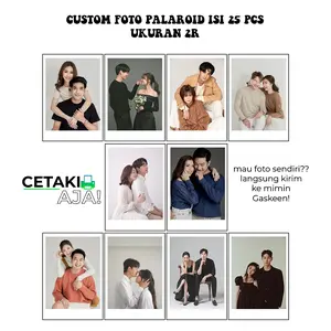 CETAK FOTO POLAROID 2R DENGAN KUALITAS GAMBAR TERBAIK - 9 [ WEDDING ] Putih Accessories
