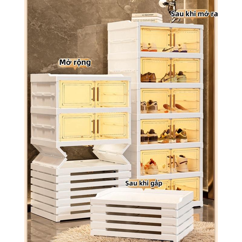 BREEZE Tủ Để Giày Gấp Gọn SHOE BOX Chất Liệu Nhựa ABS Cao Cấp Tiện Lợi Tháo Lắp Dễ Dàng 3