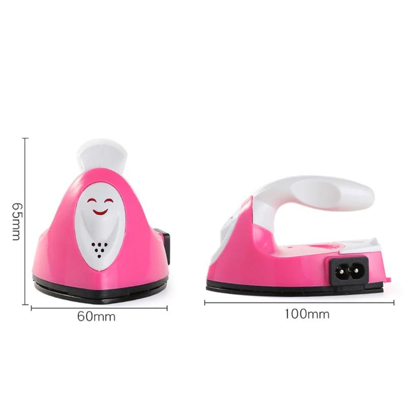 Setrika Mini Seterika Kering Baju Pakaian Celana Mini Dry Iron Quick Heat Listrik Ukuran Kecil Micro Travel 300 Watt Colokan Indo High Quality Alat Elektronik Rumah Tangga Portable Merapikan Pakaian Multifungsi Kabel 5
